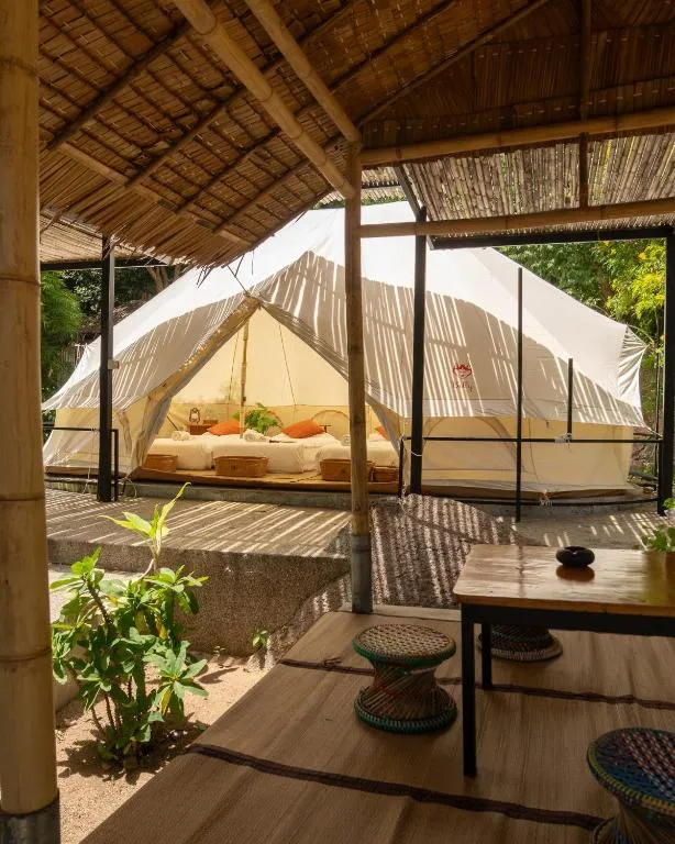 Luxury Camping tent exterior